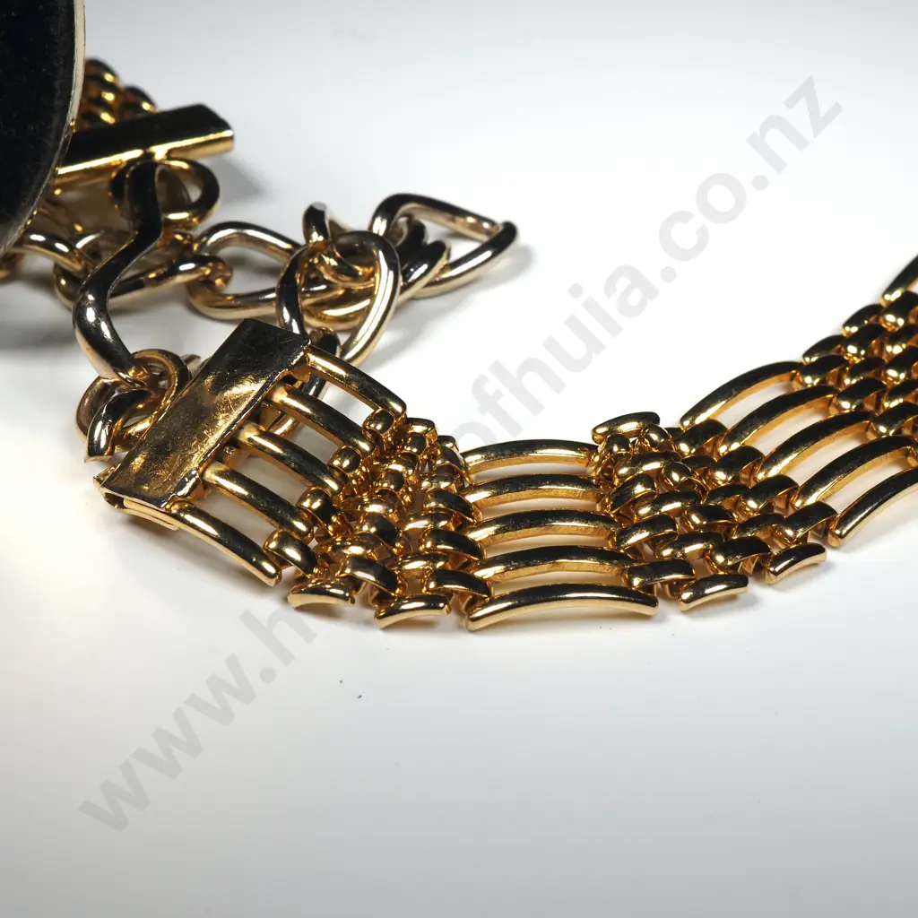 Gold Coloured Chanel Style Belt. Image 1++