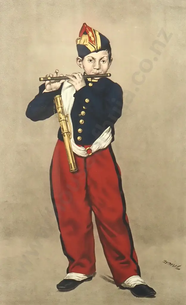 Albert Besnard - 'Fifer (After Manet)', Aquatint, LE 16/300 Image 1++