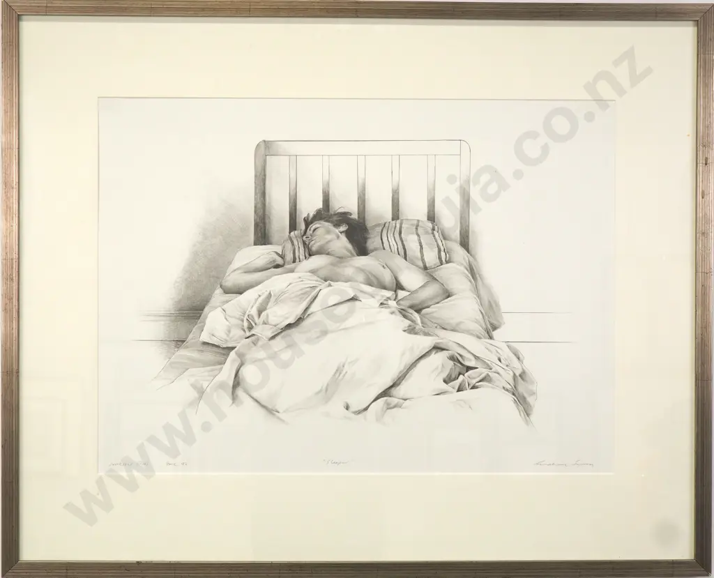 Grahame Charles Sydney - 'Sleeper', Workshop Proof, Lithograph (1992) Image 1++