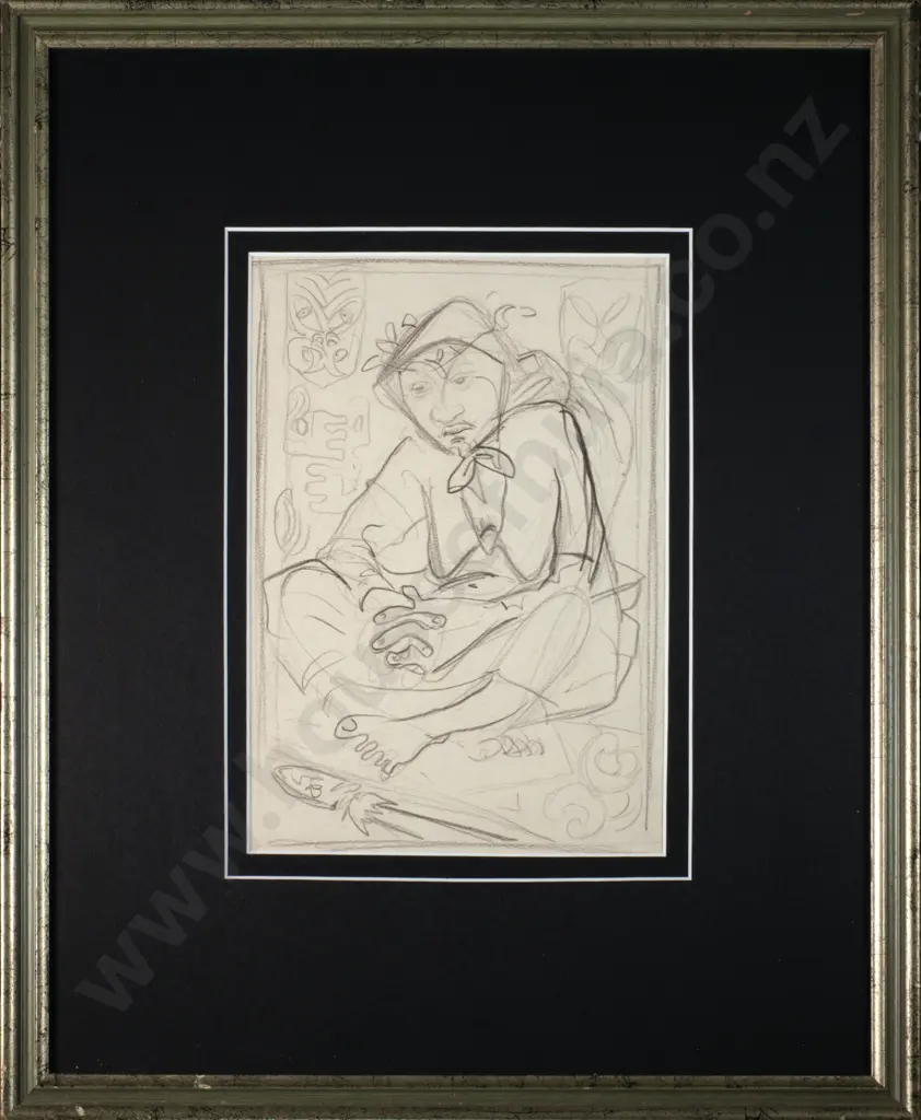 Dennis Knight Turner - 'Tangi', Graphite (1951) Image 1++