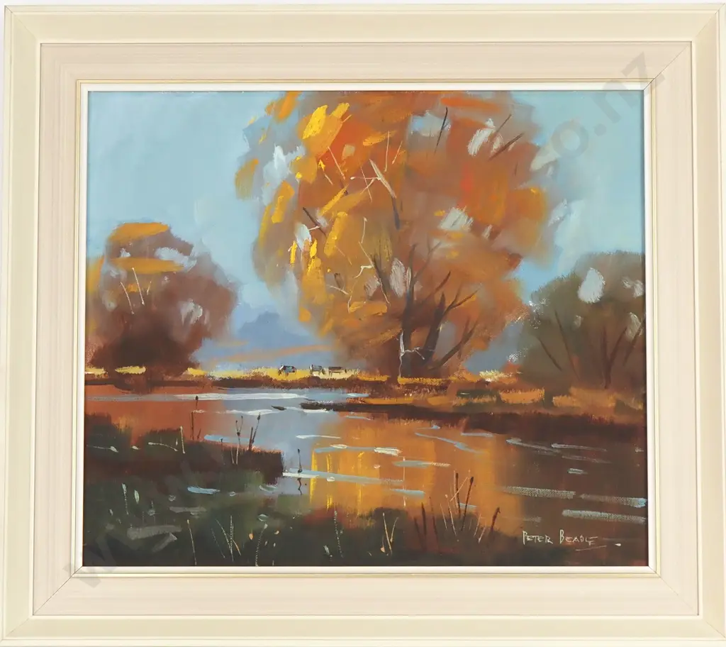 Peter Beadle - 'Stream near Arrowtown', Oil on Board Image 1++