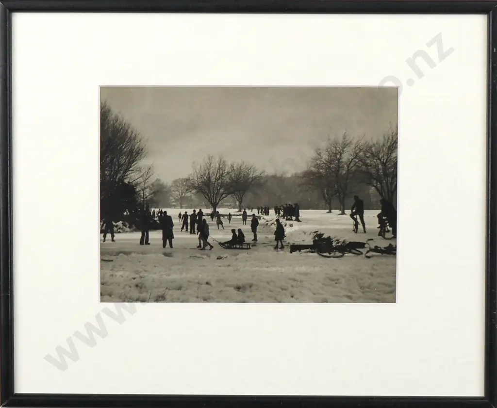 F. R. Lamb - 'One Winter Morning, Hagley Park', Silver Gelatin Photograph Image 1++