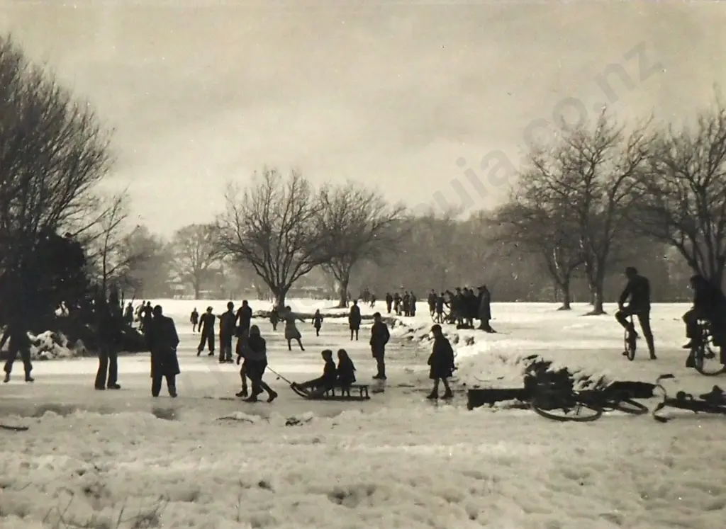 F. R. Lamb - 'One Winter Morning, Hagley Park', Silver Gelatin Photograph Image 1++