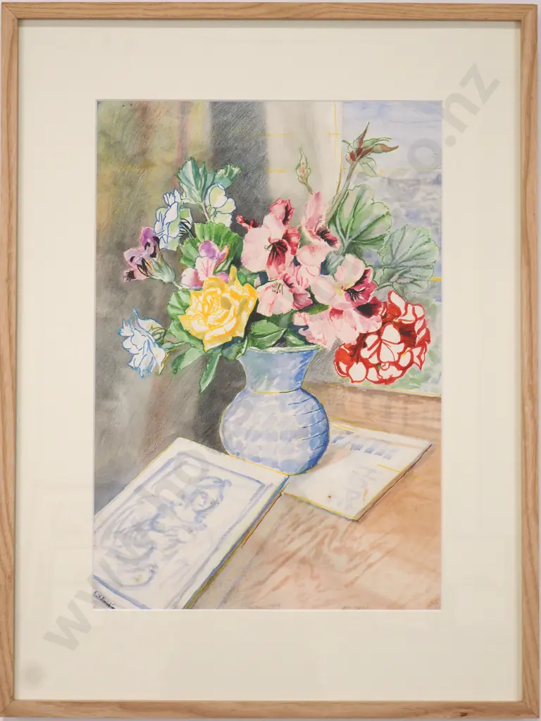 Robert Nettleton Field - 'Faith & Hope', Watercolour, Pencil & Ink on Paper Image 1++
