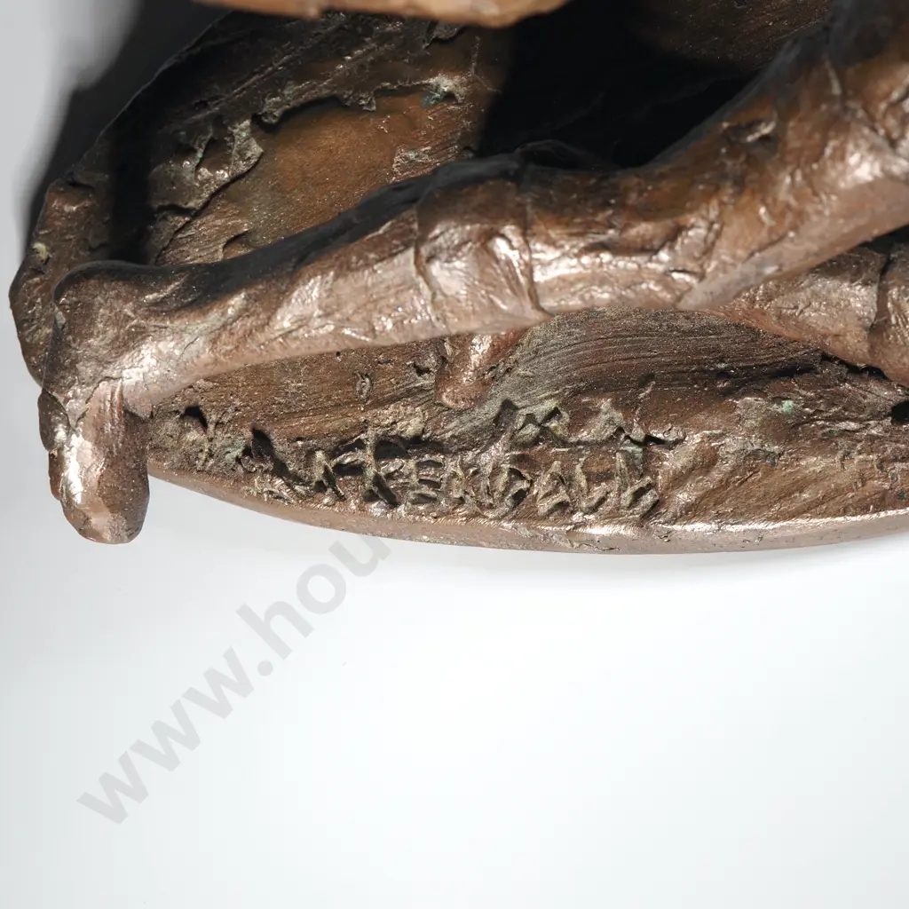 Ken Kendall - Rugby Players, Bronze Sculpture Image 1++