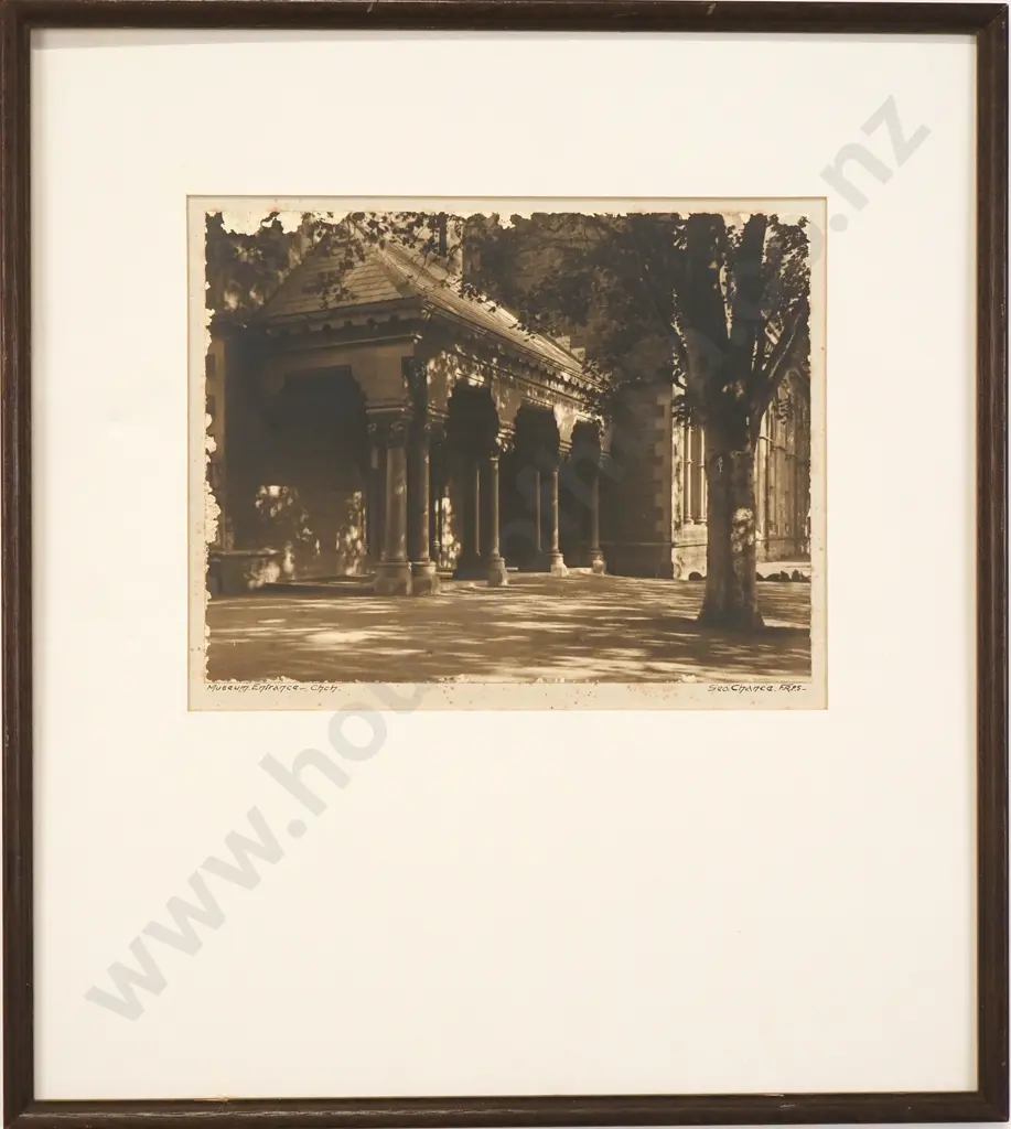 George Chance - Museum Entrance, Christchurch, Photograph Image 1++