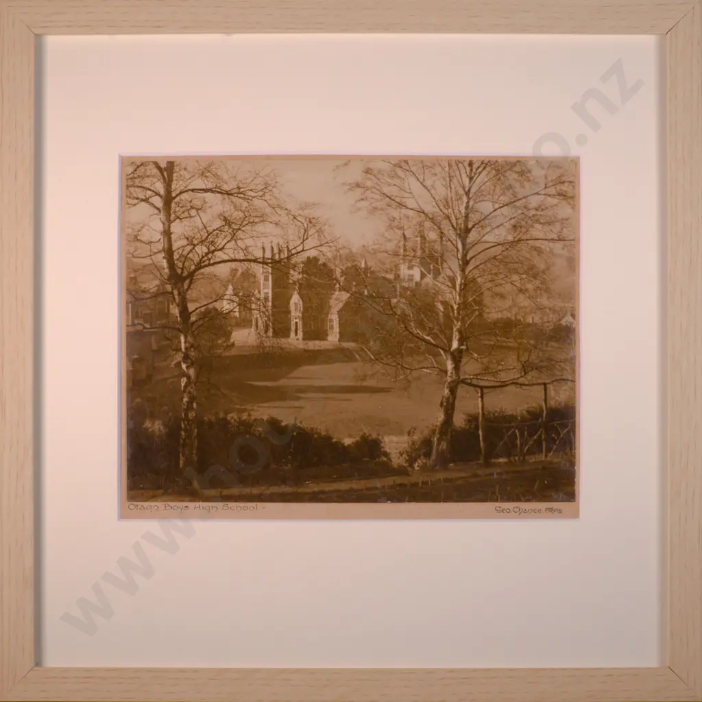 George Chance - Otago Boys High School, Albumen Silver Photograph Image 1++