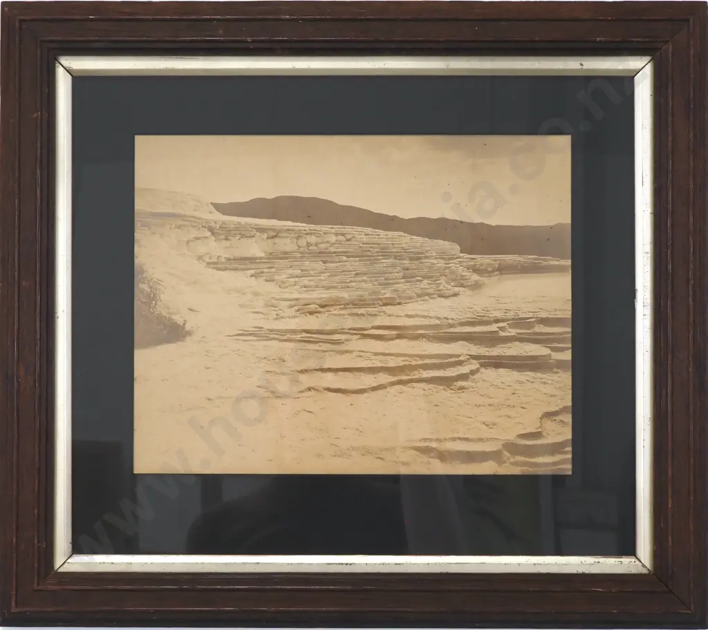 Artist Unknown - White Terraces (1880), Albumen Silver Photograph Image 1++