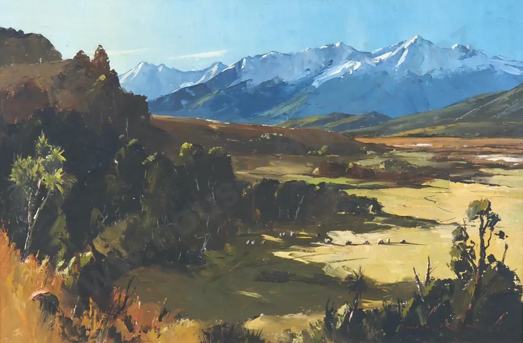 WF Moore - Landscape, Oil on Board Image 1++