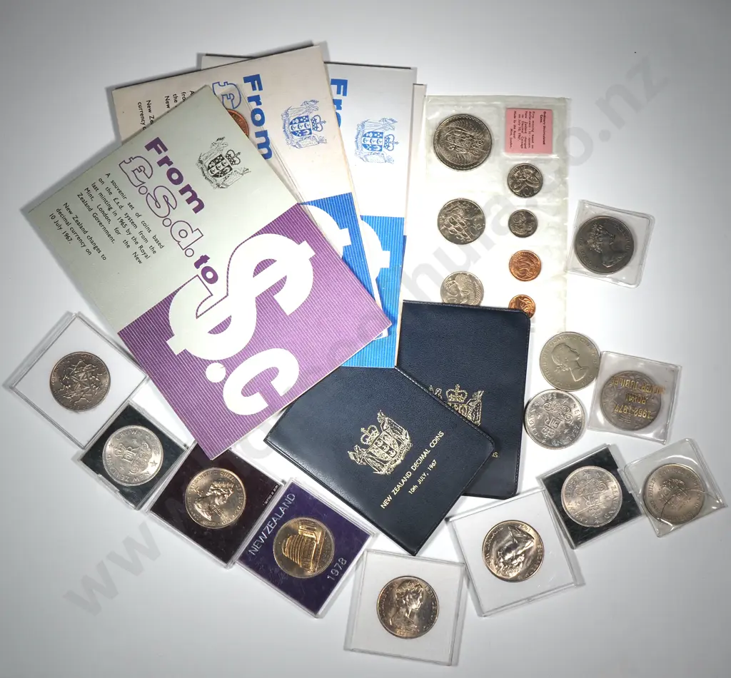 Assorted Lot Of UNC NZ Coinage Image 1++
