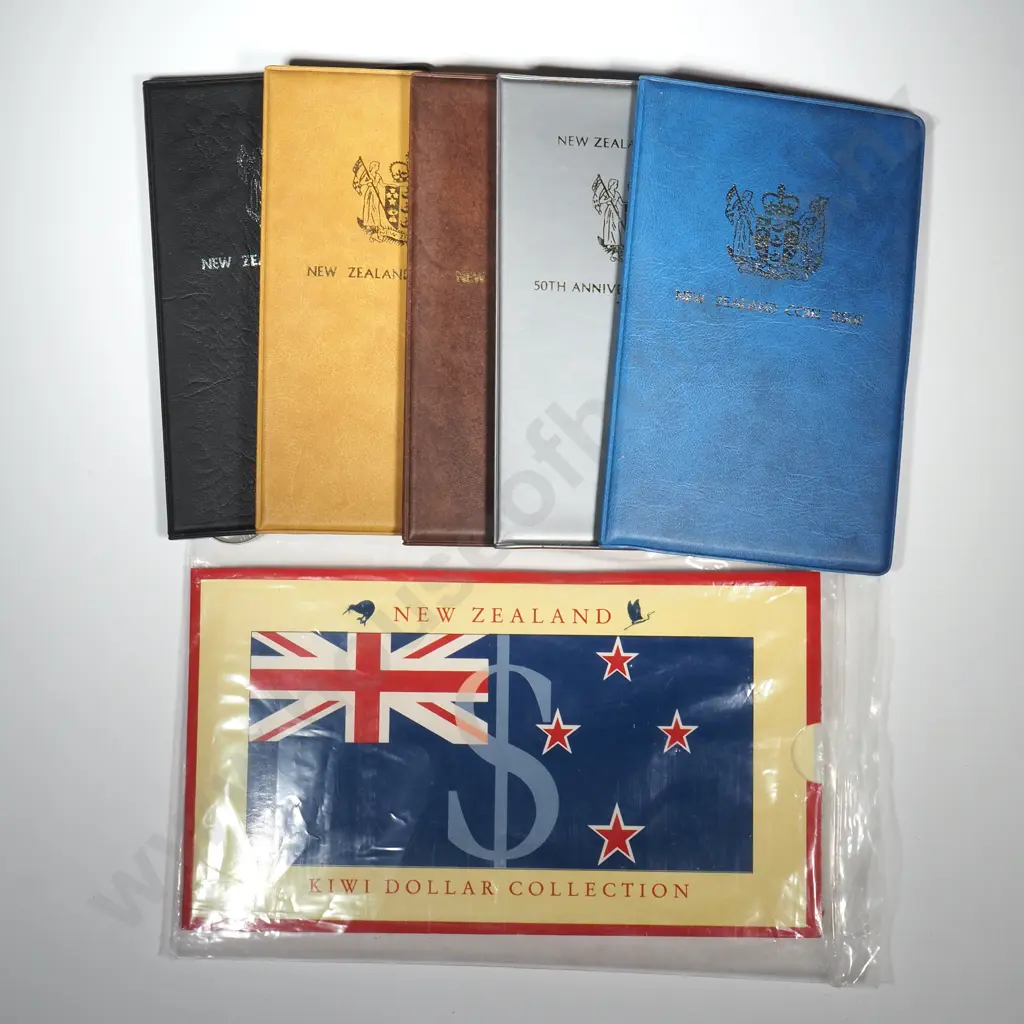 Six New Zealand UNC Coin Sets  Image 1++