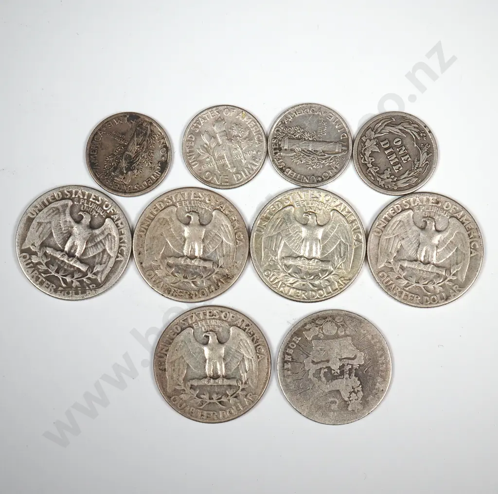 45.9 Grams of 90% Silver United States of America Coinage  Image 1++