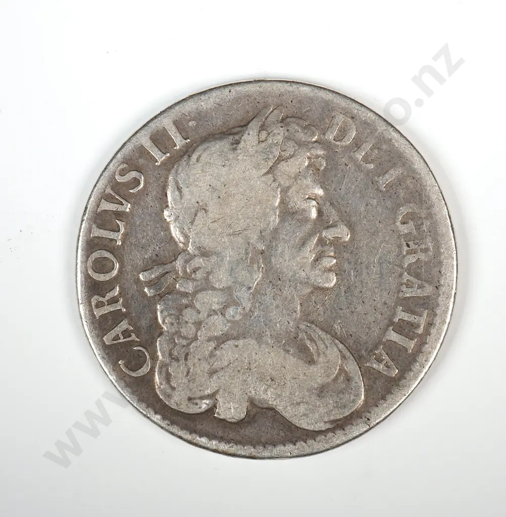 1672 United Kingdom Silver Crown  Image 1++