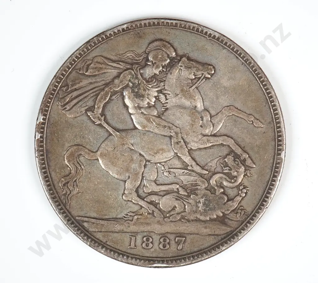 1887 United Kingdom Crown Image 1++