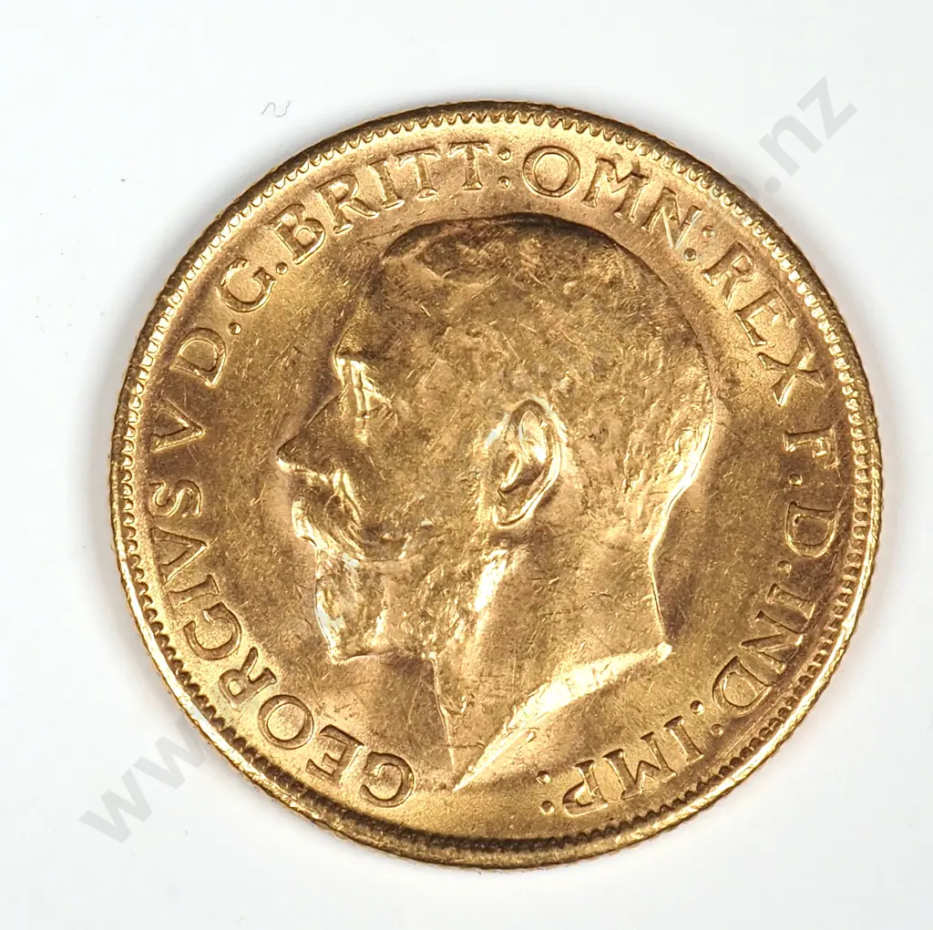 1912 Melbourne Full Sovereign Gold Coin  Image 1++
