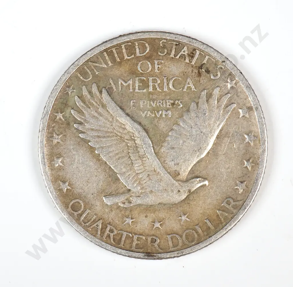 1918 S United States of America Liberty Quarter  Image 1++