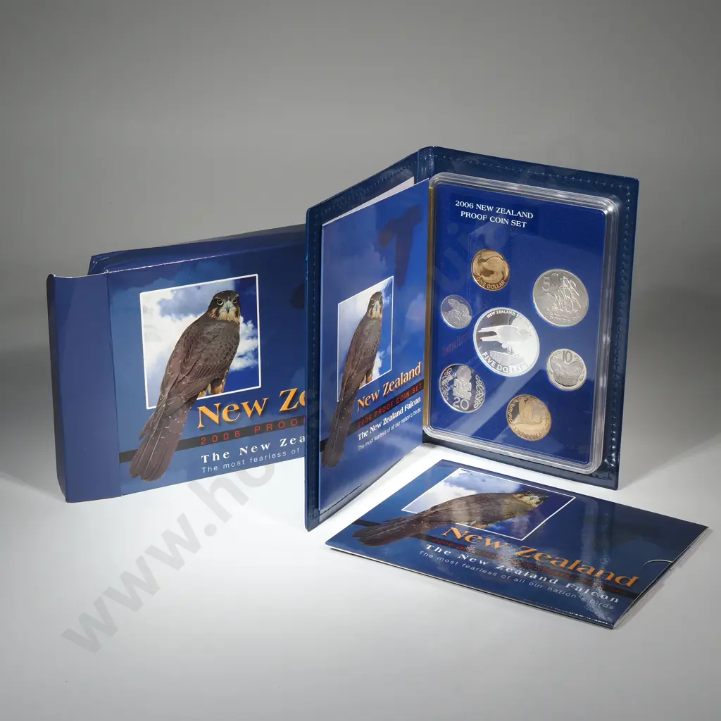 2006 New Zealand Proof Coin Set CV $175 Image 1++