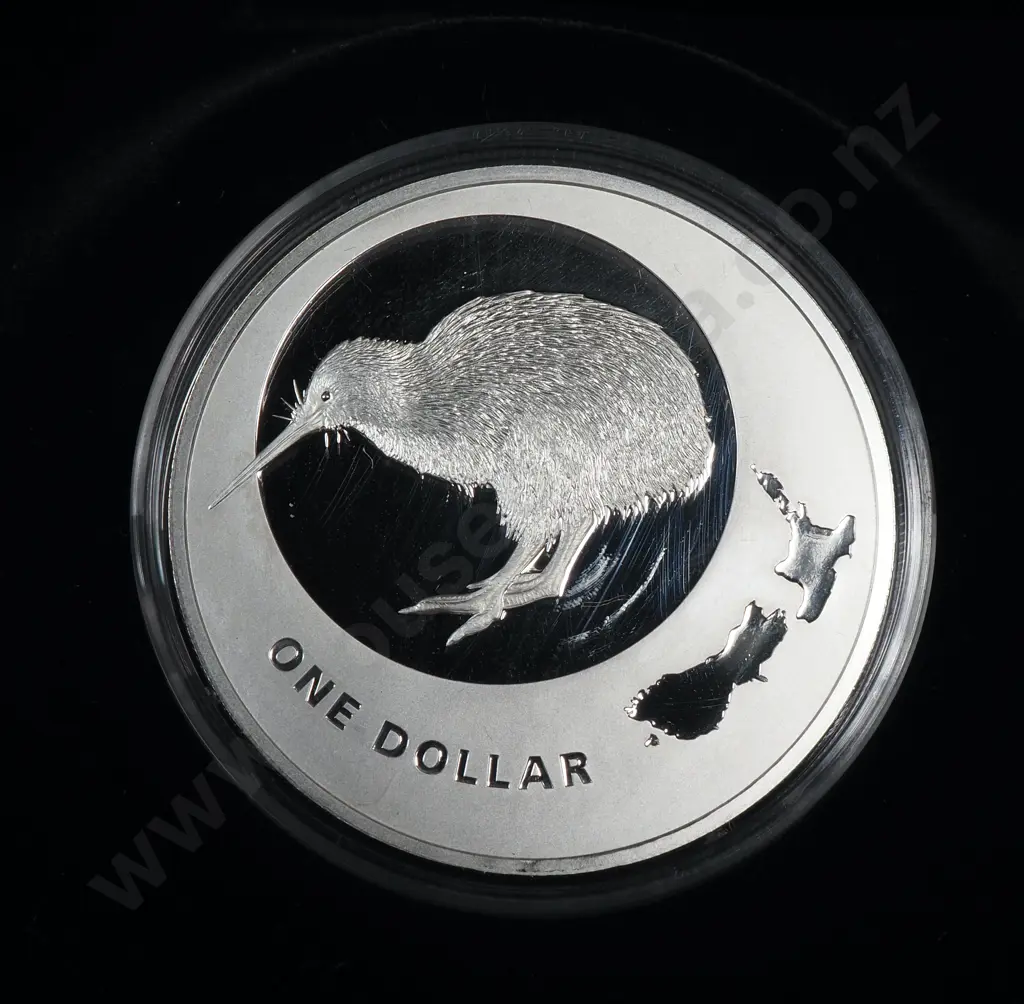2009 New Zealand Icons Coin 1oz Silver Image 1++