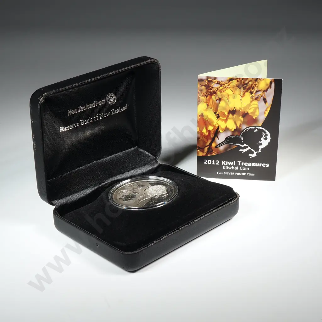 2012 Kowhai One Ounce Silver Proof Coin  Image 1++