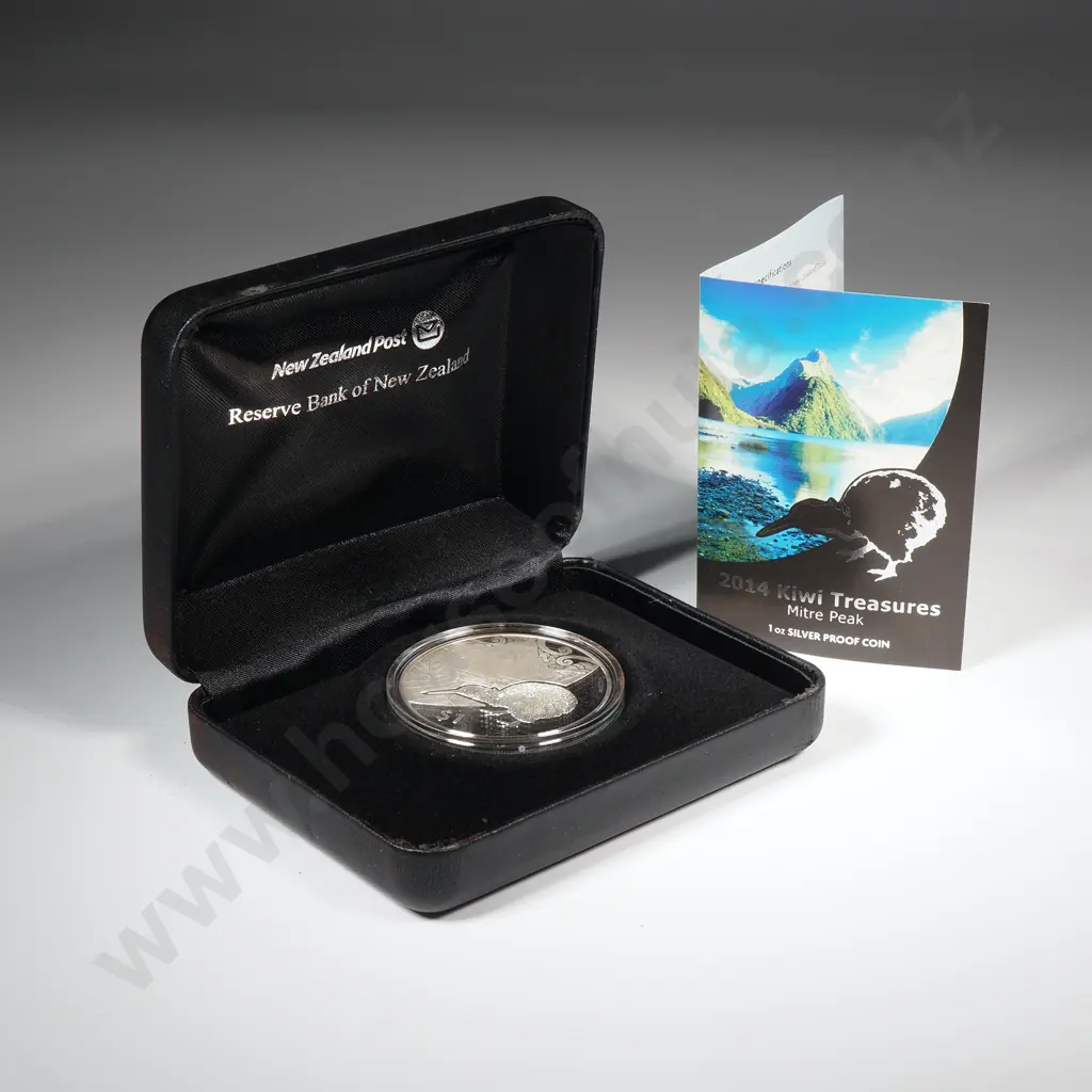 2014 New Zealand Kiwi Treasures Coin One Ounce Silver  Image 1++