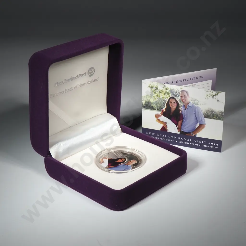 2014 Royal Visit Silver One Ounce Proof Coin  Image 1++