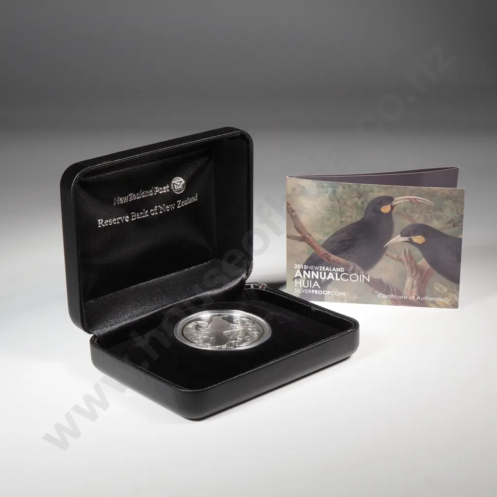 2015 Huia One Ounce Silver Proof Coin CV $175 Image 1++