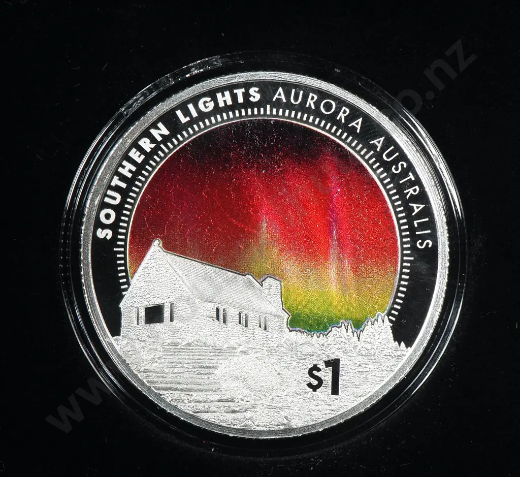 2017 Southern Lights One Ounce Silver Proof Coin CV $350 Image 1++
