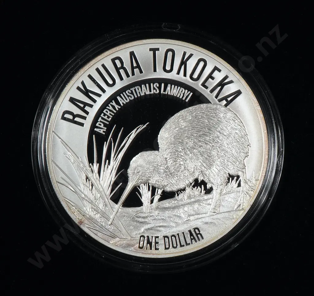 2017 New Zealand Kiwi Coin One Ounce Silver Proof Image 1++