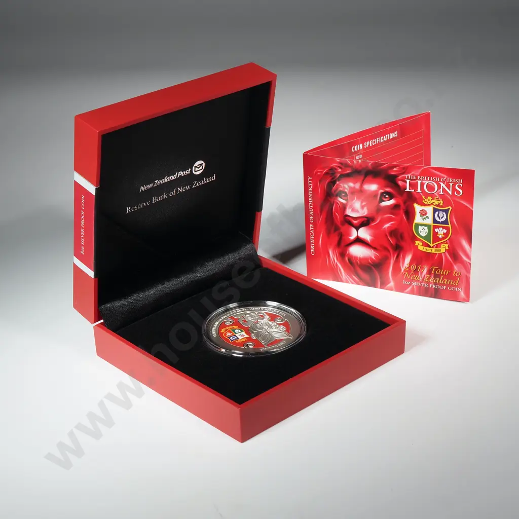 2017 British & Lions Silver One Ounce Silver Proof Coin CV $175 Image 1++