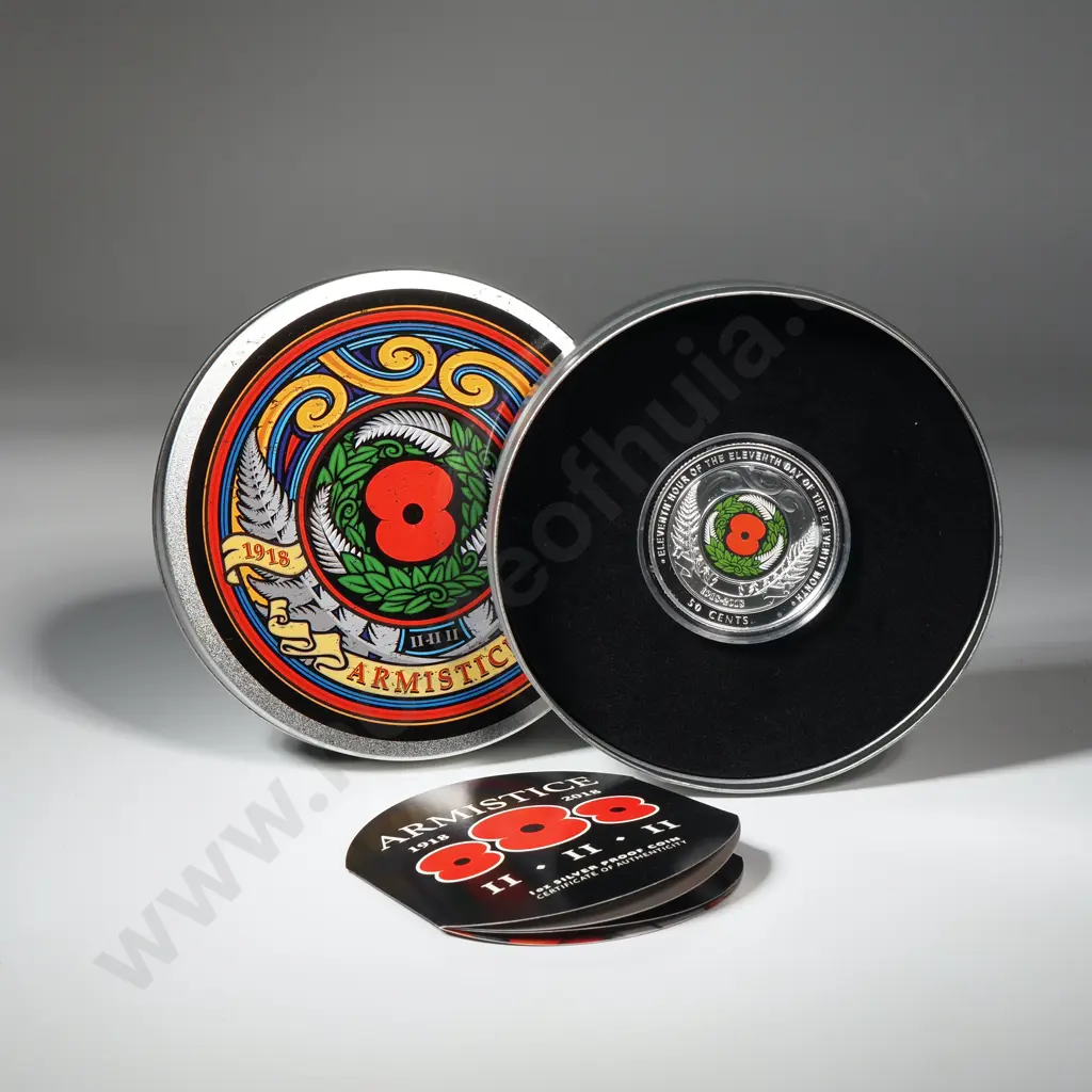 2018 Armistice Silver One Ounce Proof Coin CV $200 Image 1++