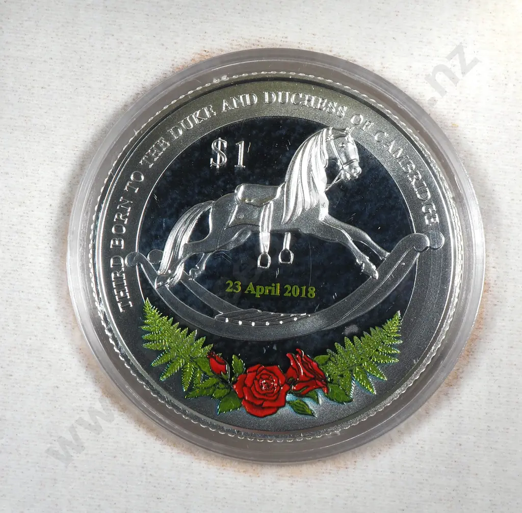 2018 Royal Baby One Ounce Silver Proof Coin CV $200 Image 1++