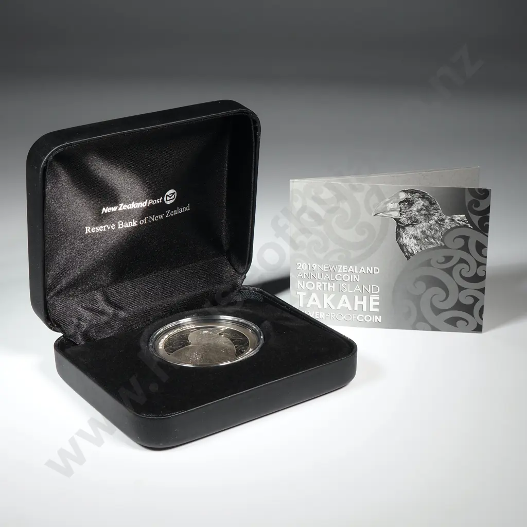 2019 New Zealand North Island Takahe Coin One Ounce Silver Image 1++