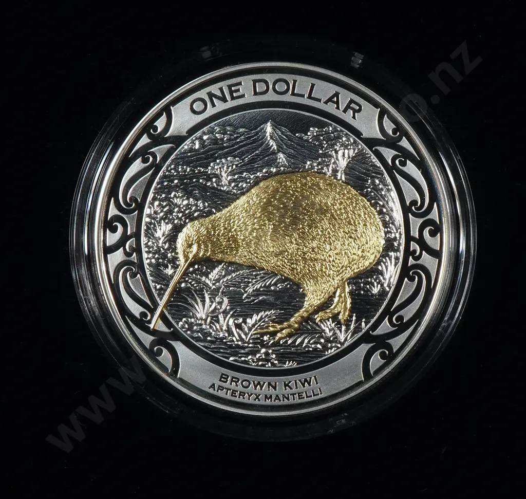 2019 New Zealand Kiwi One Ounce Silver Proof Image 1++