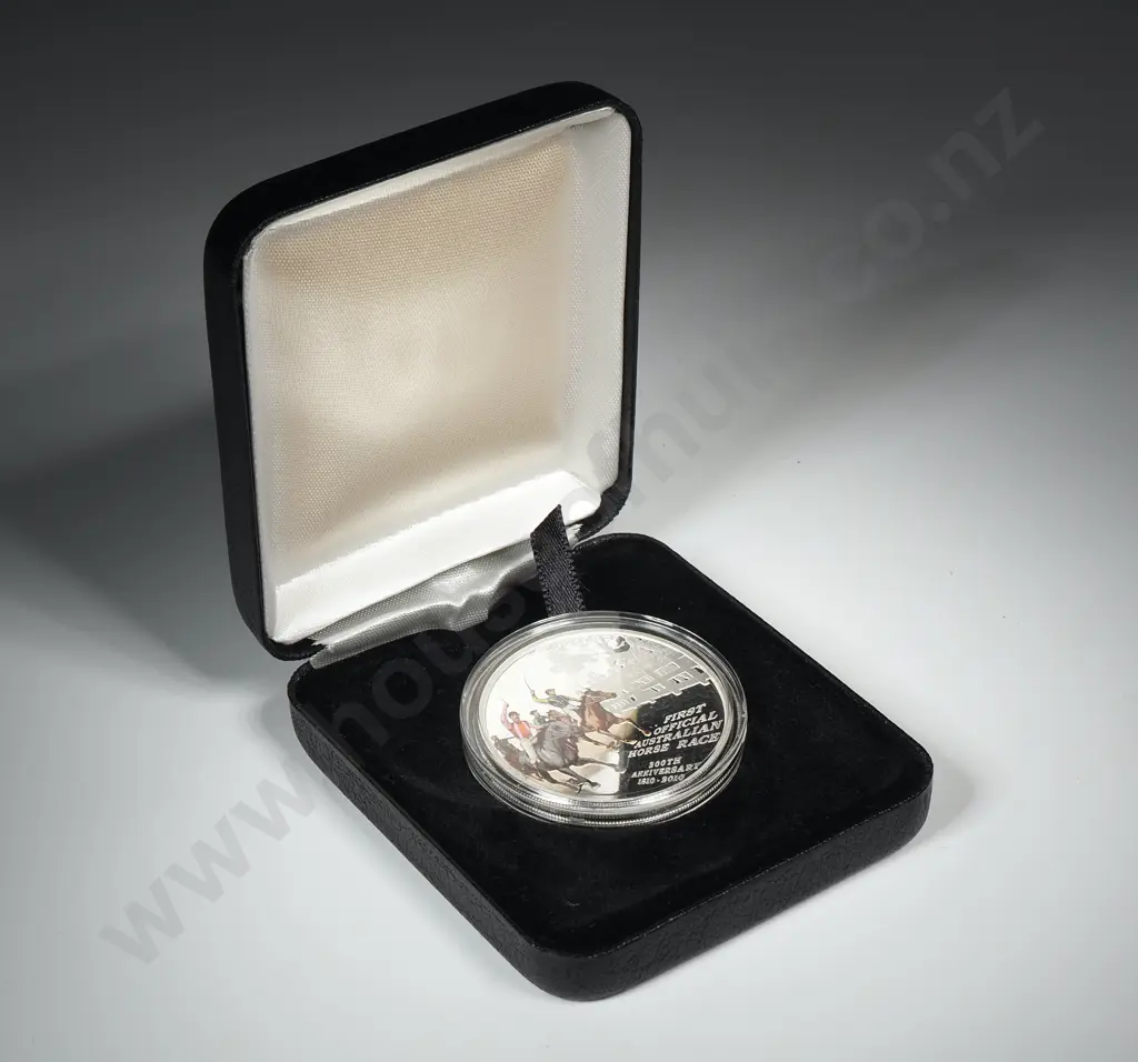 2011 Tuvalu Australian Horse Race 200th Anniversary Proof One Ounce Coin Image 1++