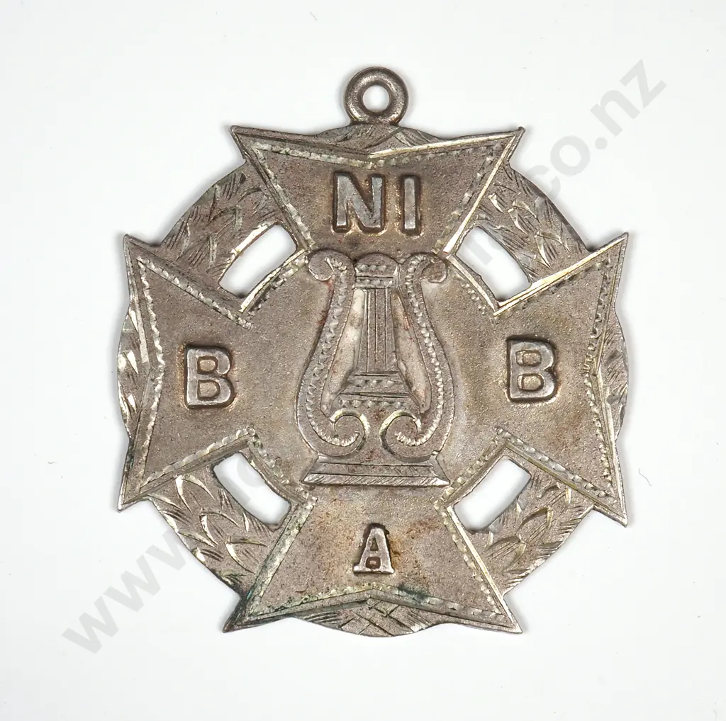 1909 Hastings North Island Brass Band Association Prize Medal Image 1++