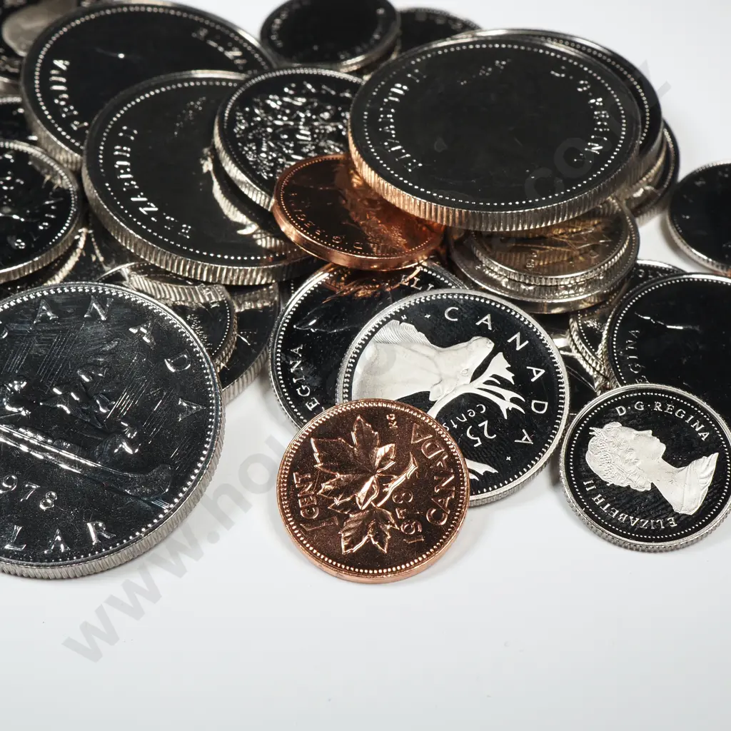 Large Assorted Lot of Proof Canadian Coinage  Image 1++