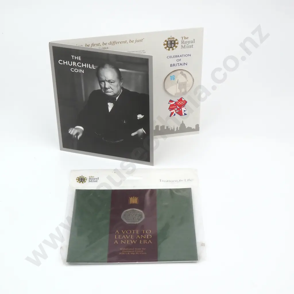 Two Royal Mint UNC Coin Sets  Image 1++