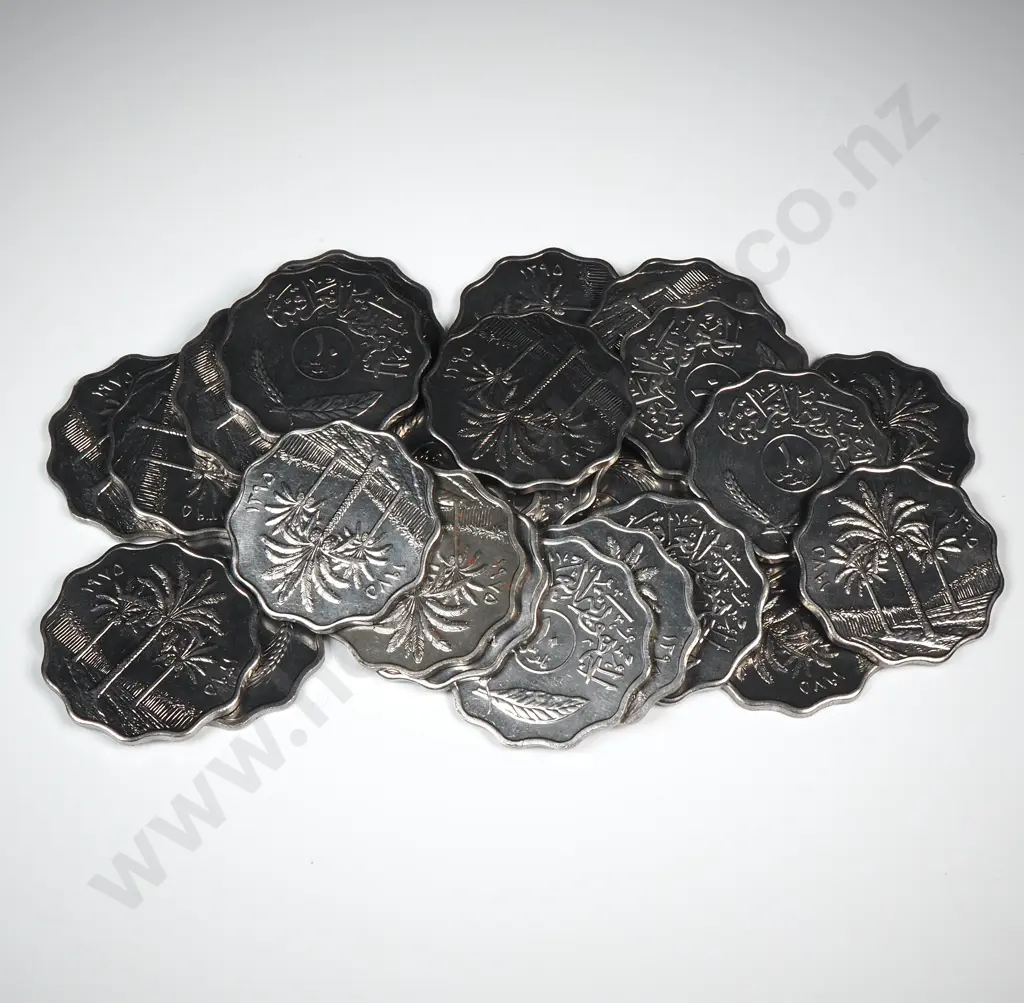 Assorted Lot of Iraqi 10 Fils Coins  Image 1++