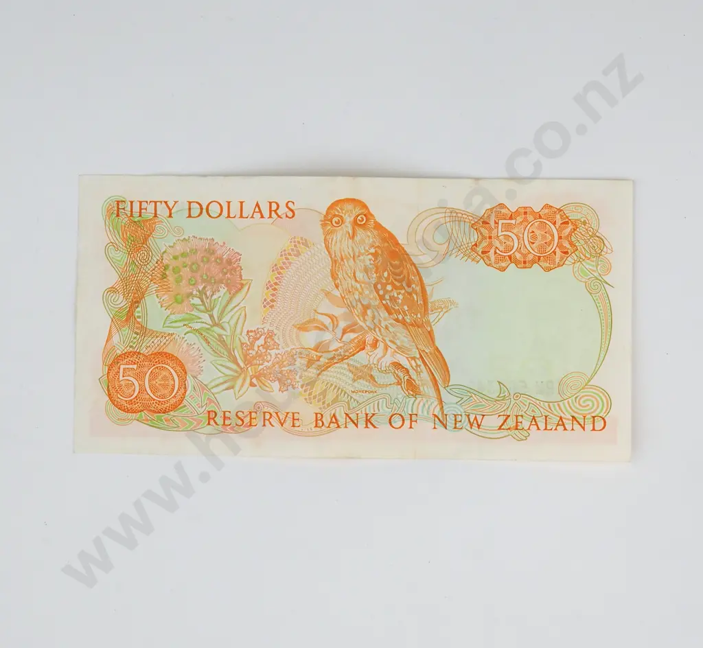 New Zealand Fifty Dollar Brash Banknote Image 1++