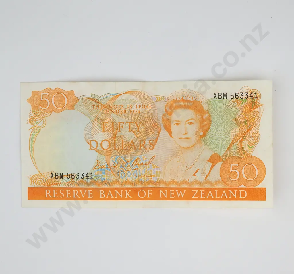 New Zealand Fifty Dollar Brash Banknote Image 1++