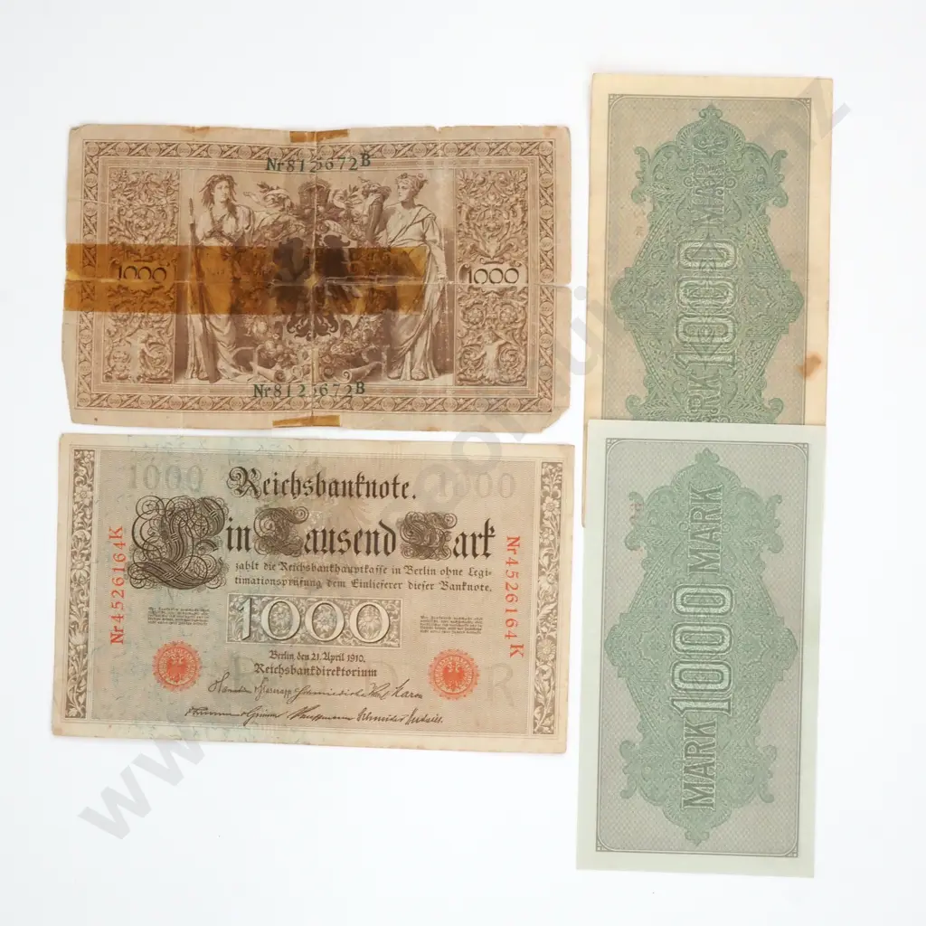 Assorted Lot of German Hyperinflation Banknotes  Image 1++