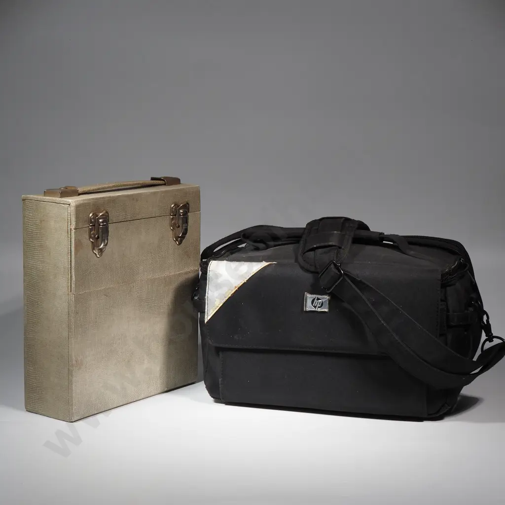 Vintage Hewlitt Packard Photo Printer, Projector Screen & Linguaphone French Course Image 1++