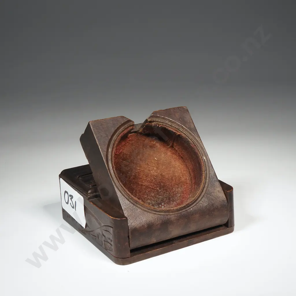 Antique Wooden Pocket Watch Stand Image 1++