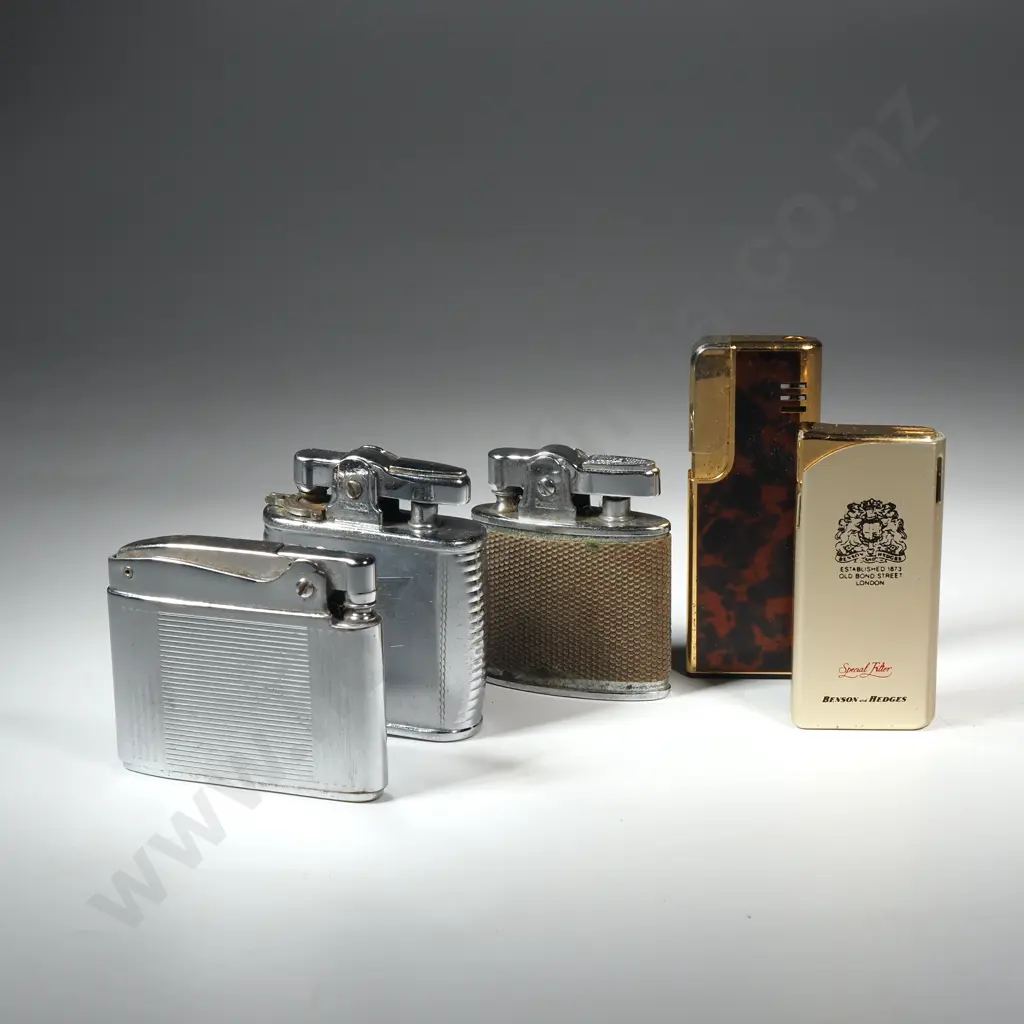 Five Assorted Cigarette Lighters Image 1++
