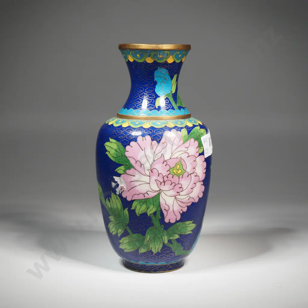 Chinese Cloisonne Vase Image 1++