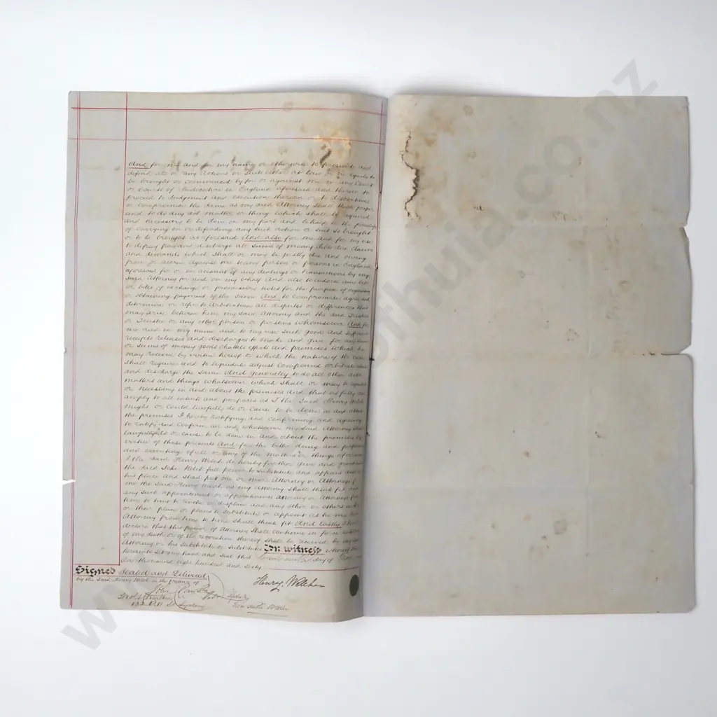 Power of Attorney - Sydney - 1860 Image 1++