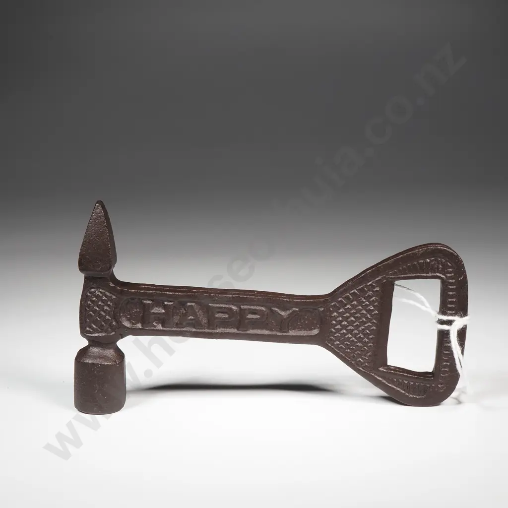 Iron Hammer/Chisel-Shaped Bottle Opener - Tan Image 1++