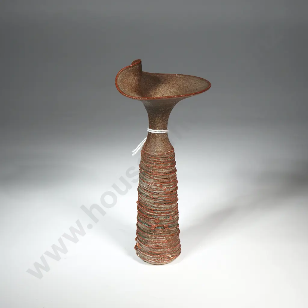 Aina Apse Pottery, Sculptural Vase With Flared Rim Image 1++