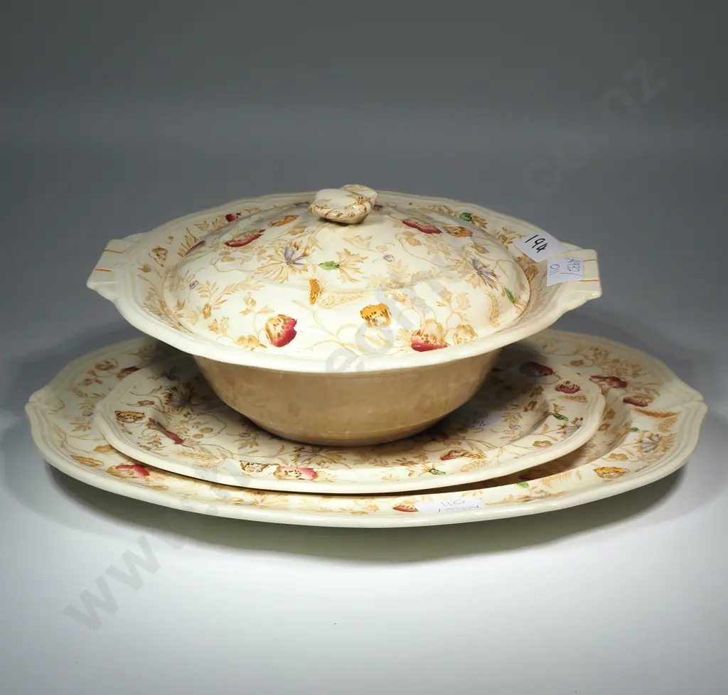 Vintage Poppyland Pattern Serving Dishes Image 1++