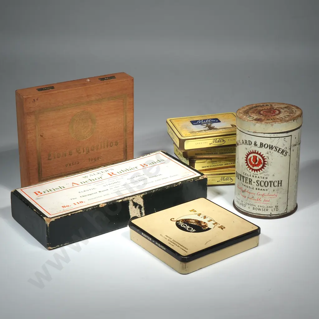Eight Vintage Tins & Boxes Image 1++